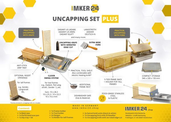 IMKER24 uncapping set PLUS